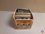 (1) Box of Assorted Books to name a few 1996 Gun Digest, Gun Traider's Guide, Shooters Bible.