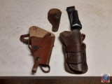 (4) leather holsters