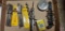 (1) various brands, sizes of bits DeWalt, Pro Series and Tool Shop....