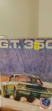 (6) New G.T. 350 car posters...