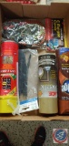 (1) GB Steel Tape 50 ft, Lace Metallic Spray paint, Great Stuff, Pledge, 6 Bungee Cords. Bungee Tie