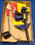 (1) Flat Irwin Quick Grip Clamps,...Vintage Ken-Tool 31568 Standard Wheel Cover Tool
