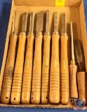 A flat of Craftsman Chisels