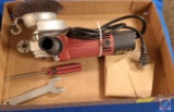 Tool Shop 41/2 Angle Grinder w/wrench and phillps screw driver