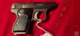 Manufacturer: Sterling Arms CaliberGauge: 22LR Model: ??? FirearmType: Pistol SerialNumber: A49105