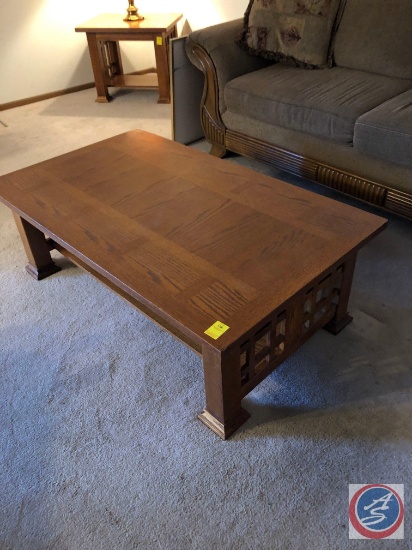 Wood Coffee Table 50"LX30"WX