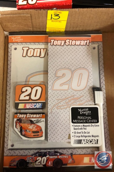 Tony Stewart Personal Message...Center, Collectible Ornaments Set dated 2002,......Tony Stewart