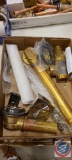 (2) Flats of Shower Parts and plumbing supplies.