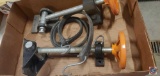 (3) Flats of assorted Items not all listed: Nut driver, Crescent wrench, pry bar, router bit heads,