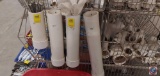 PVC Tubing for Storage, Brass Craft 1/4-Tune Stop Push Connect Water Fittings, Misc. Plumbing Items.