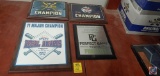 Various trophy plaques (4)...