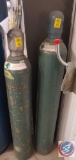(2) bottles containing Argon Compressed.