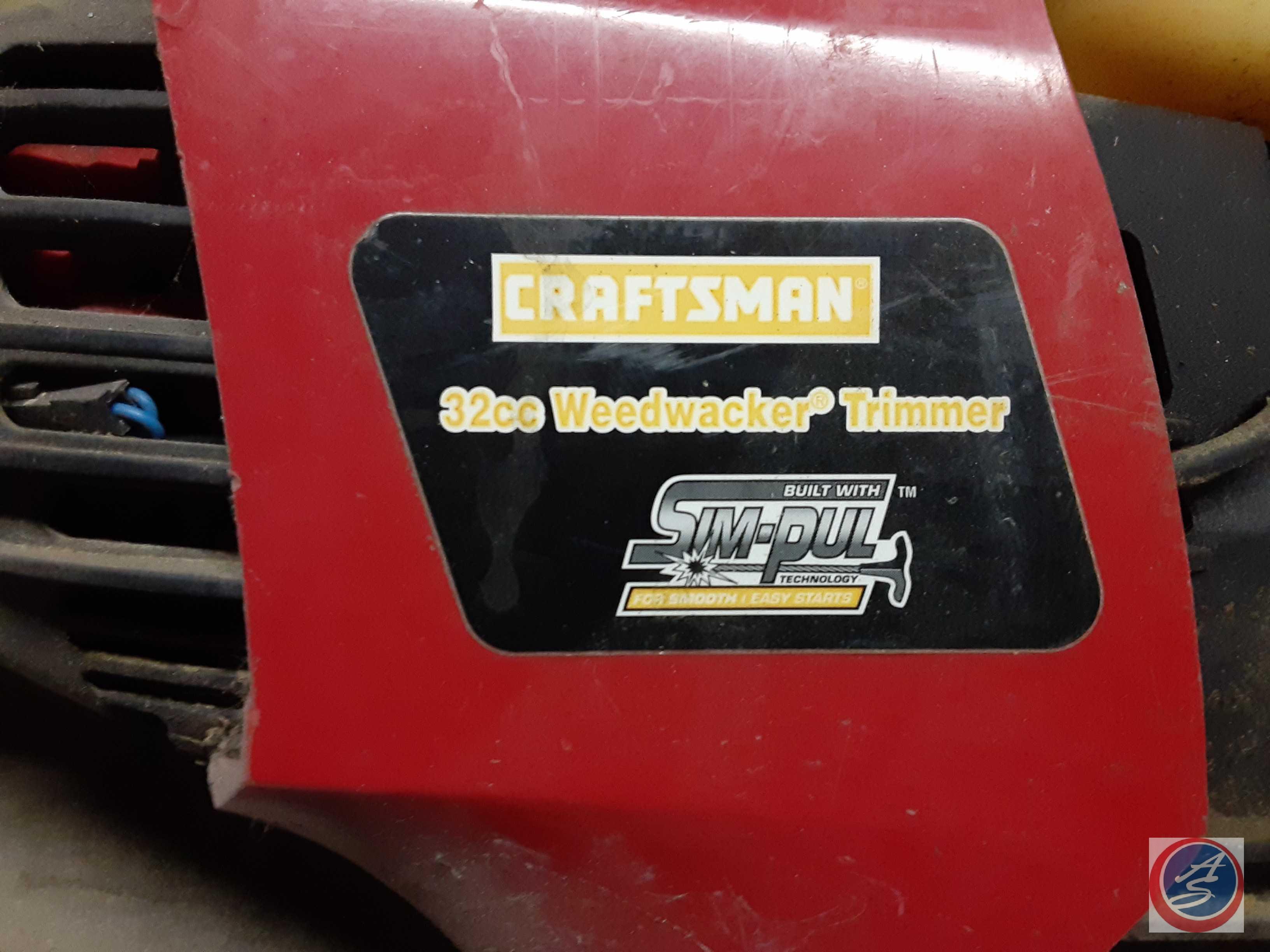 Craftsman 32cc Weed wacker Trimmer Built with Proxibid