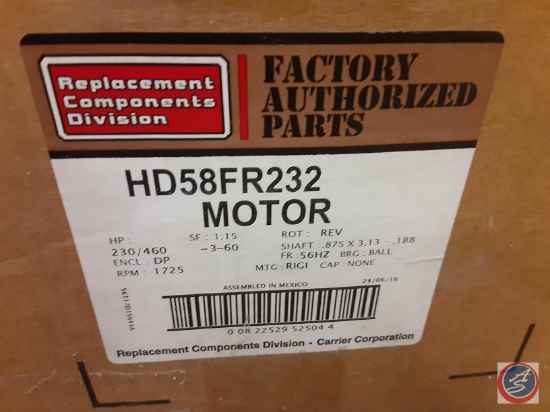 Marathon Electric Motor Model # HD58FR232.