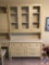Off white dresser with shelving, (approx measurement 80