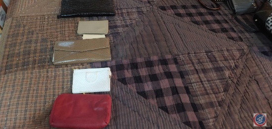 Assorted Wallets, and Hand Bag.