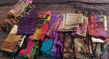 Assorted women's scarves