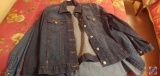 Women's jean jacket and jeans Chico friend, Jean Shirt ranging in size 1 and medium