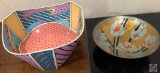 Rosenthal Studio-Line Flash Pattern Fruit bowl: designed by Dorothy Hafner, diameter at widest