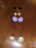 4 pairs of clip-on earrings