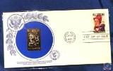 Gold Plated Stamp First Addition