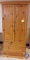 wooden armoire measurements are 361/2x241/2x84