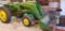 John Deere 3010 Gasoline tractor, with 48 John Deere...loader, with late model John Deere wide