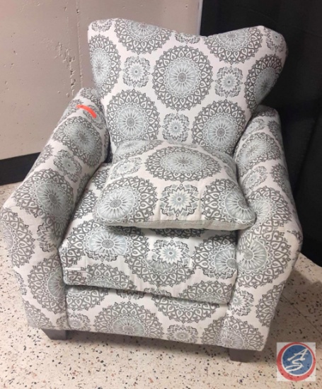 fabric accent arm chair