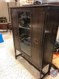 Antique cabinet with glass door