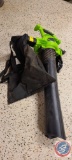 Greenworks leaf blower with bag SN: GWU1481195... 05/28/2015.