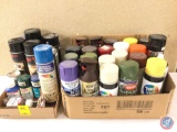 Spray Paints...- Various Varieties and Manufactures, Sampling of some are Rustoleum gloss great spra
