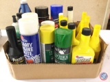 Vehicle fluids......- Various Varieties and Manufactures, Sampling of some are Slime bike tube seala