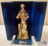 gold Elvis 77 straight bourbon whiskey decanter with music box unopened (NO SHIPPING MUST BE 21)