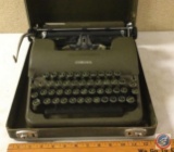 Vintage Corona Manual Typewriter w/Case - L.C. Smith & Corona Typerwriters Inc.