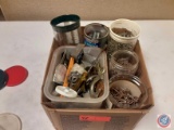 (2) boxes of miscellaneous hardware,containing Nails screws, and other Hardware.