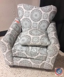fabric accent arm chair