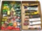 Assorted Small Die-Cast Farm Equipment, Construction Equipment, Tractors, Trailers and