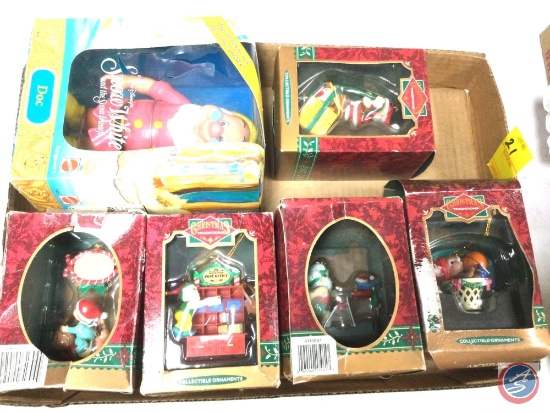(5) Christmas Traditions Collectible Ornaments, (1) Mattel...(DOC) Collectible Doll