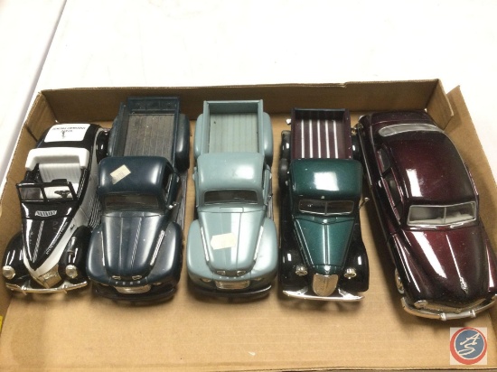 (1) 1949 Mercury 1/24 Scale, (1) 1939 Ford Pickup 1/24 Scale, (1) Ford F1 Pickup 1/25 Scale, (1) 40