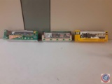 (1)1:64 scale diecast Super Bowl tractor and trailer,(1)1:64 scale diecast Dunkin' Donuts tractor