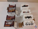 (8) assorted diecast cars,(1) Corgi fire heroes Mac B open pumper Lexington,(1) Corgi fire heroes