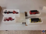 (1) 1941 Chevy flatbed truck Ajax,(1) 1932 Chevy Roadster fire chief car,(1) 1920 Wonder Bread