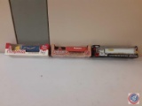 (1)1:64 Scale Diecast Campbell Soup tractor and trailer,(1) diecast Budweiser 1948 Peterbilt tractor