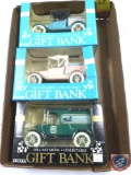 (3) DIe-Cast Collectible Gift Banks