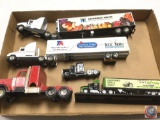 Assortment DIe-Cast Tractor/Trailers and Tractors