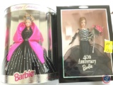 (1) Barbie Doll Happy Holidays, (1) Barbie Doll 40th Anniversary