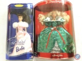(1) Barbie Doll Enchanted Evening, (1) Barbie Doll Happy Holidays