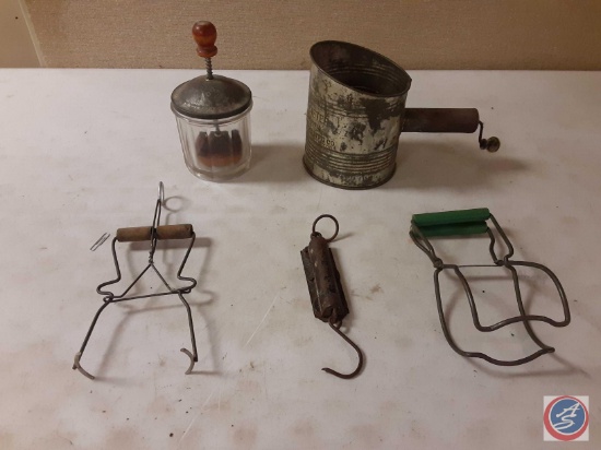 Vintage assortment of kitchen tools