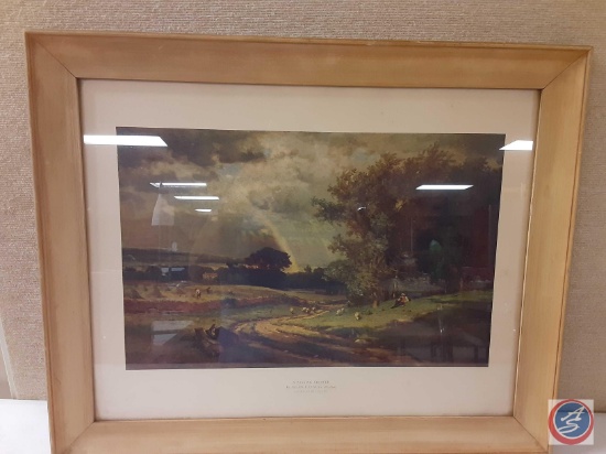 Framed Print - A Passing Shower by George Inness...(1825-1894)