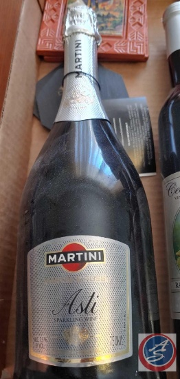 NO SHIPPING! MUST BE AT LEAST 21 TO BUY! (1) Bottle of Martini Asti sparkling wine never been